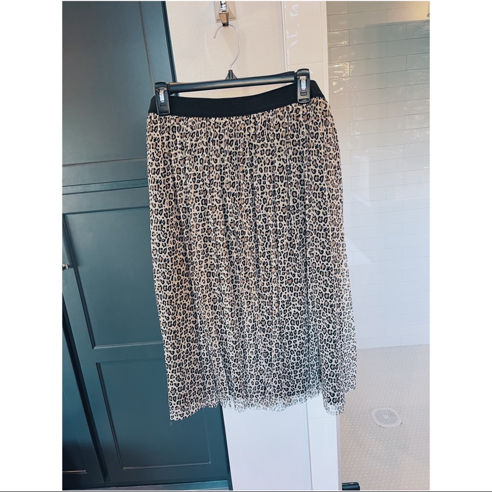 A New Day leopard print skirt. NWT!
